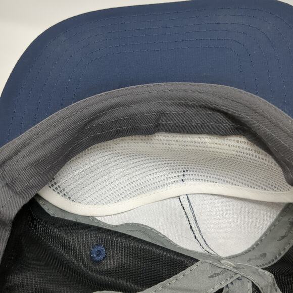 Fishpond Snapback Rope Hat Blue One Size Adjustable Embroidered Outdoor - Picture 8 of 9